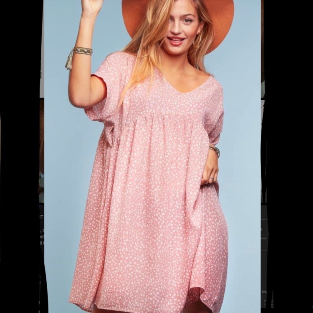 Size small pink flowy dress